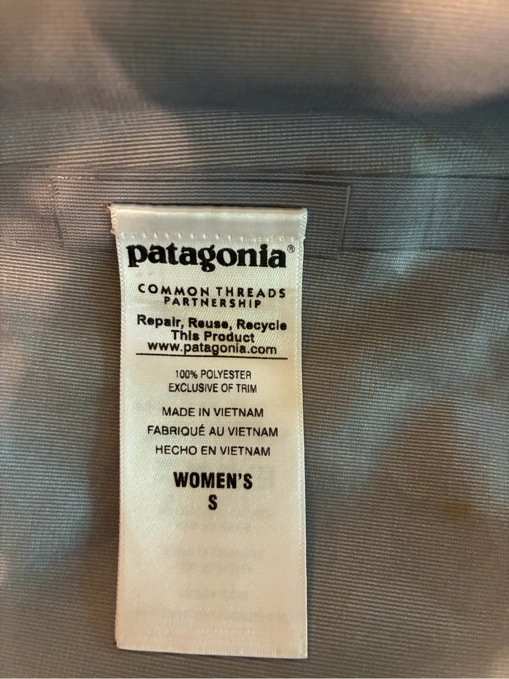 Patagonia Women’s GORE-TEX Waterproof Rain Jacket – Turquoise/Blue – Size Small - Picture 7 of 7